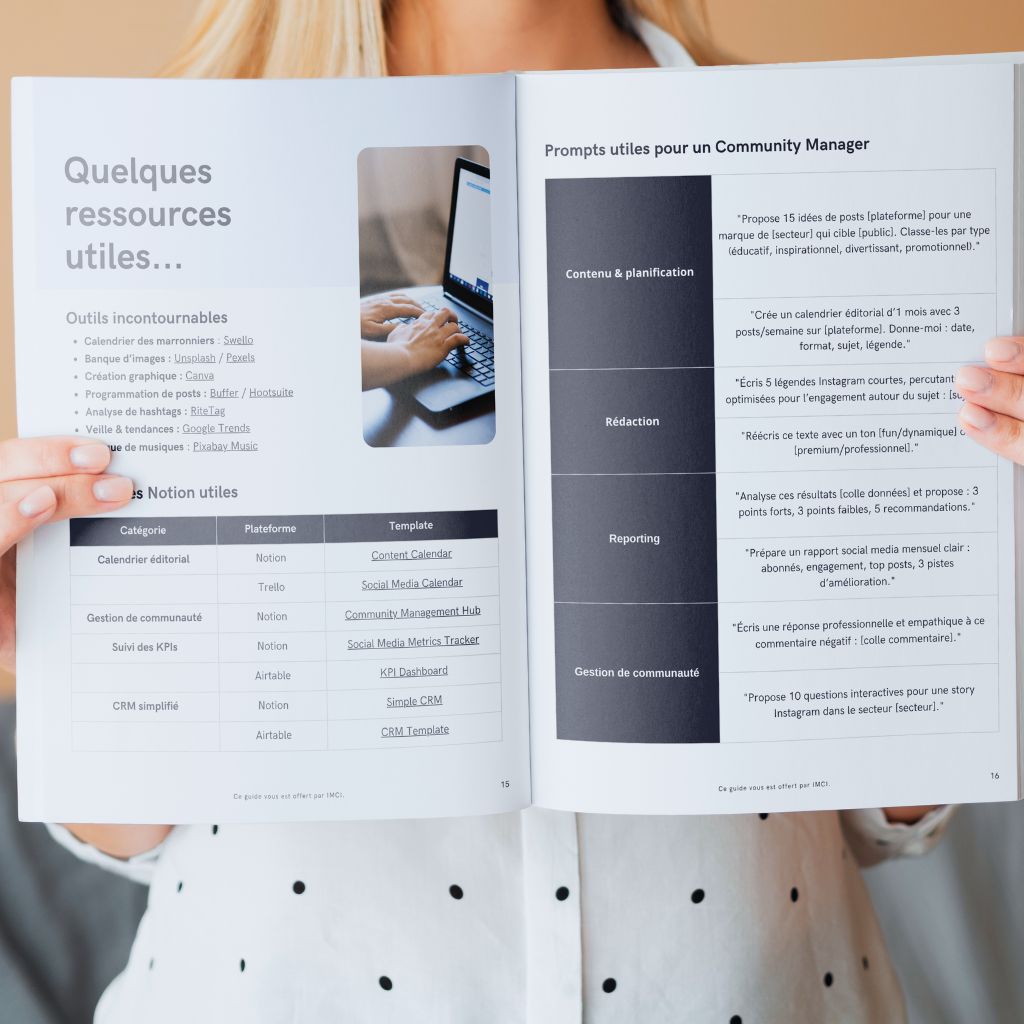 exemple guide devenir CM